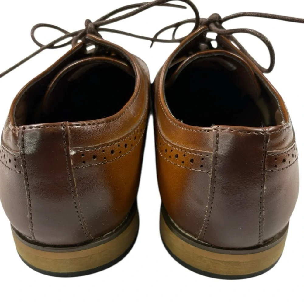 Stacy Adam’s Classic Cognac Dickinson Cap Toe Oxford Dress Shoes